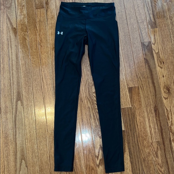 Under Armour Black Compression Leggings Pants Women’s Size Small - Picture 9 of 13